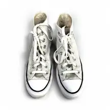 Converse White Hightop Platform Sneakers Women’s Size 6