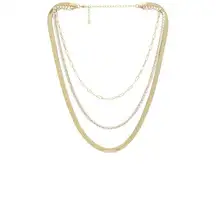 Revolve 8 Other Reasons Exquisite Necklace Gold Women's Size OS