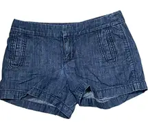 Gap Jeans Womens Denim Shorts Size 1 Juniors Blue 100% Cotton 28X5‎ Casual