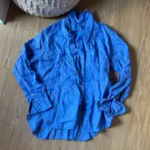 Ralph Lauren Polo Oversize Fit Shirt in Blue