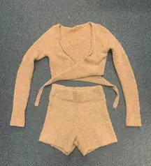 Knit Shorts Set
