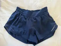 Lululemon Hotty Hot 2.5" Navy Shorts