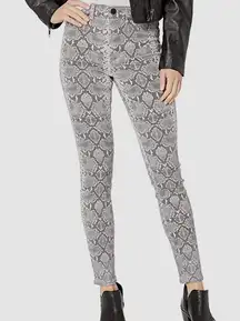 NWT Hudson Barbara‎ Snake Print High Waist Skinny Jean - 28