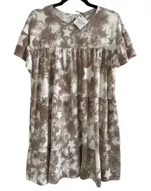 NWT Pixi & Ivy Dress Stars‎ Rustic Babydoll Dress Size Small / Medium