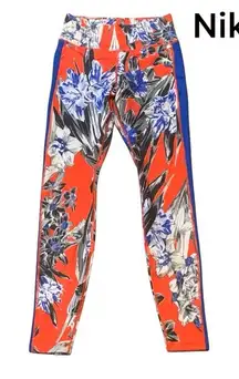 Nike One Hyper Femme Floral Training Leggings Women’s Medium Dri-FIT Activewear