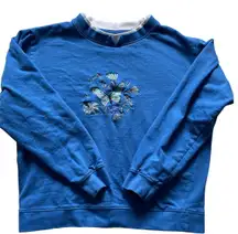 Gold Coast Vintage  Butterfly Embroidered Crewneck