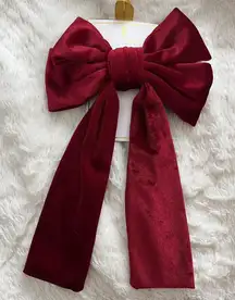 NEW Simply Southern Large Red Velvet Hair Bow Christmas Holiday Bow NWT