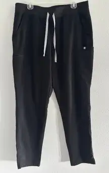 Figs Scrub Pants Womens XL Black Medical Career Nursing Comfort Technical