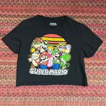 SUPER MARIO GRAPHIC TEE CROP TOP TEE