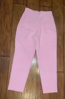 Zara pink high waist slacks trousers pants woman’s size small EUC