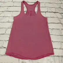 Women’s Lululemon pink key hole racerback tank top, Size 6
