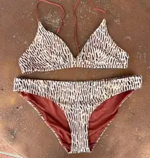 Weekday animal print bikini set