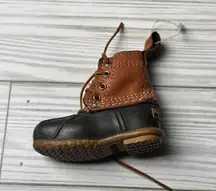 L.L. Bean Brown and Black  Bean Boots  Keychain Accessory New Without Tag
