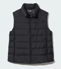 UNIQLO Black Ultra Light Down Puffer Vest 90% Down Packable Women’s Size XXS