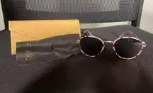 NWT Analog Tan and Brown Tortoise Shell Rounded Sunglasses