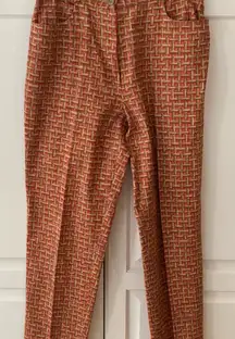 J McLaughlin‎ jeans orange tan. Size 10. Cotton.