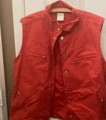 FINAL MARKDOWN Blair snap front utility vest medium