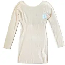 NWT et clet  Women’s Cream Knit Mini Dress Size M