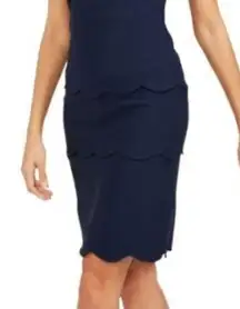 J. McLaughlin Providence Tiered Scalloped Mini Skirt