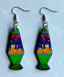 Trippy Lava Lamp Earrings