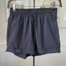 Lululemon Spring Break Away Short 4-way Stretch 3" Inseam Black $65 4