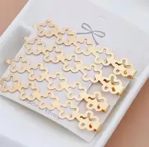 4pcs Flower Design Bobby Pins - #324