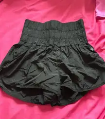 Black High Rise Shorts