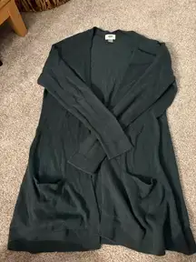 Old Navy Cardigan Green Long