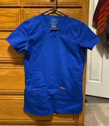 Blue  Scrub Top