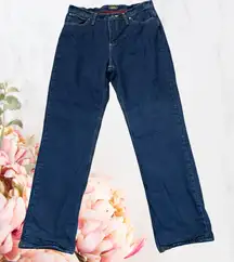 Cabela's Dark Blue Jeans with red Fleece Lining EUC Sz 10