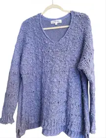 Chelsea & Theodore Perriwinkle Knit Sweater