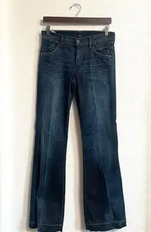 COH Citizens of Humanity Womens Jeans Denim Blue Hutton Wide Leg Size 30