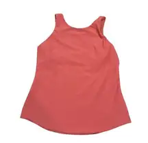 32 degrees pink ribbed tank top with built in bra