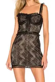 Alexis Tesi Black‎ Cocktail Dress Size Large