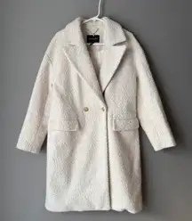 BCBGMAXAZRIA sz M‎ off white heavy winter Coat