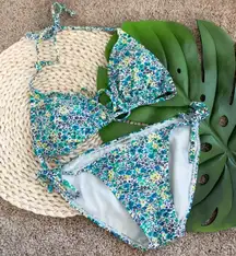 Old Navy floral string bikini swimsuit