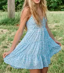 Blue Flower Dress