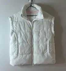 Free People NEW Movement In A Bubble Puffer Vest white XS