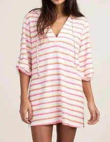 Trina Turk Costa De Prata Hooded Tunic Size Small Swim Coverup‎