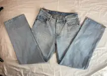 Levis 501 Faded‎ Jeans Straight Leg Button Fly W27 x L30