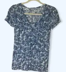 Caslon Set of 2 NEW printed super soft foliage ladies tees, size XXS and XS