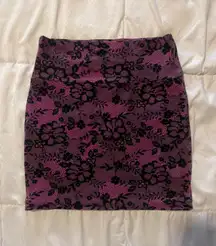 Floral Mini Skirt