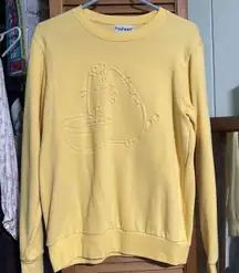 Pusheen Sweatshirt Yellow Cooking Cat