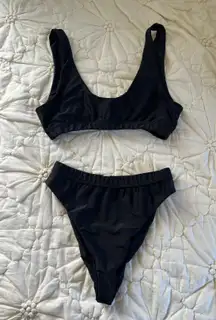Black High Waisted Bikini