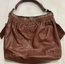 Vintage Lucky Brand leather shoulder bag