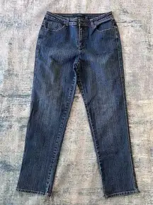 Bill Blass Stretch Straight Leg Jeans Size 8