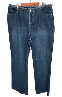 Mountain Lake Jean Company Raw Edge Womens 14 Jeans Flare 100% Cotton‎ 80's