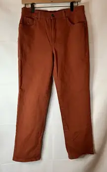 Gloria Vanderbilt Women's Straight Leg Jeans in Rust