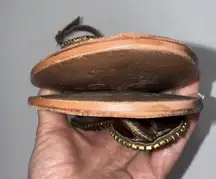 Naughty Monkey Boho Gypsy Embellished Stylish Jaded Gold Beaded Sandals 9.5