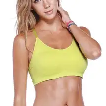 NWT Nikibiki Sports Bra in Chartreuse S/M Neon Green